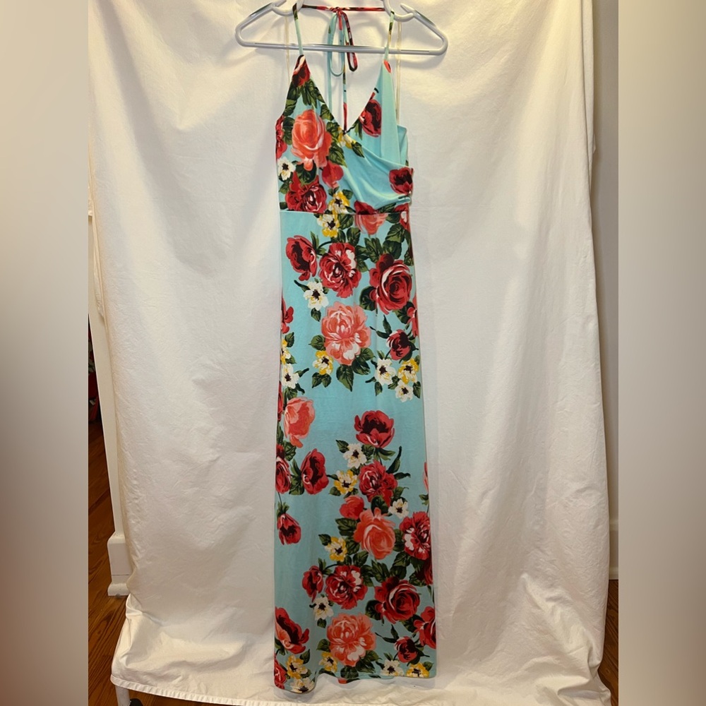 Maxi flower dress size large